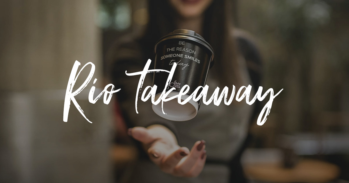 Rio Takeaway - distinto. be different.