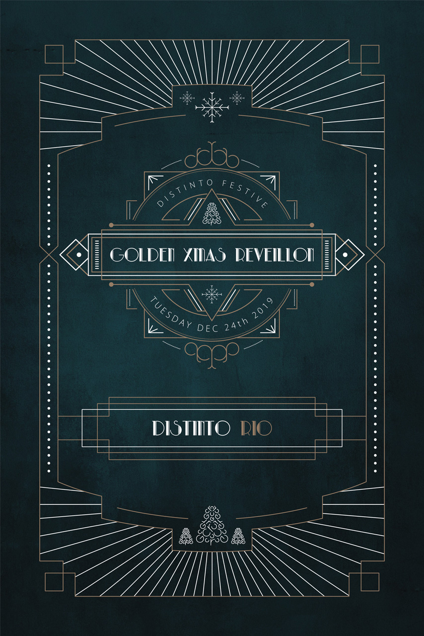 Distinto Rio - Golden Christmas Reveillon 24 Dec 2019